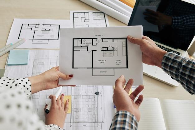 plano en papel